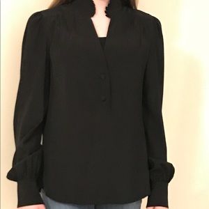 Blk blouse - Diane Avon Furstenberg